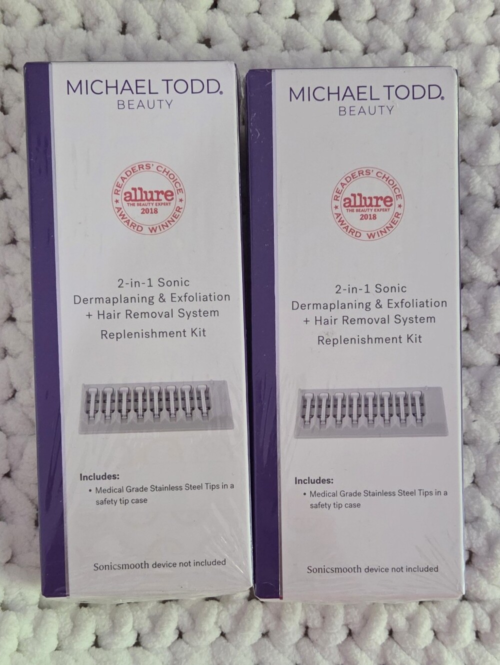 Michael Todd SonicSmooth Dermaplaning Hair Removal & Exfoliating Replacement Kit